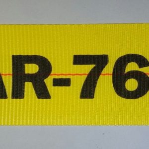 4" AAR Approved Yellow Polyester Webbing - 300 ft Roll